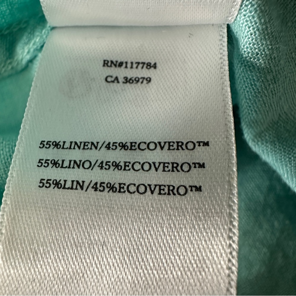 NEW Rails Linen Long Sleeve Button Up Shirt Size M - Picture 11 of 12